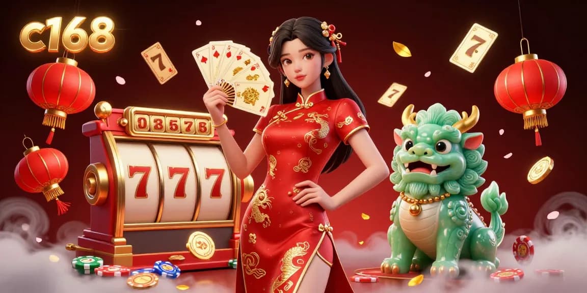 C168 offers thrilling casino action with vibrant slot reels and winning moments in an engaging atmosphere.