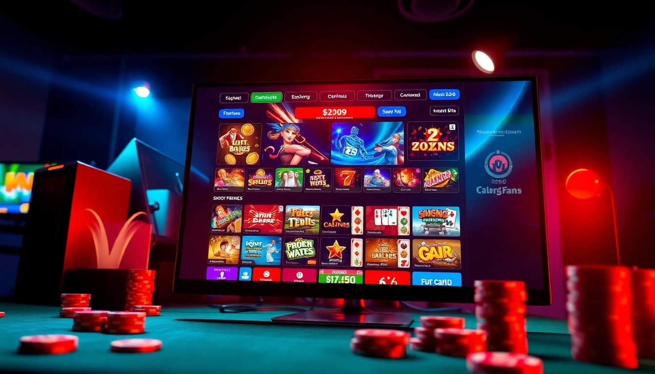 Dynamic online gambling scene at nhà cái HM88 showcasing casino games and a modern interface.