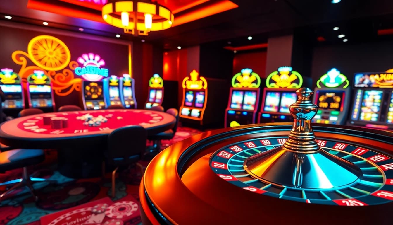 Experience the excitement of xx88tv.com with a luxurious casino scene featuring roulette, poker, and slot machines.