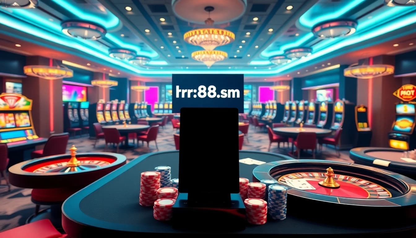Experience the thrill of online gambling at https://rr88sn.com/ with vibrant casino visuals and immersive gaming elements.