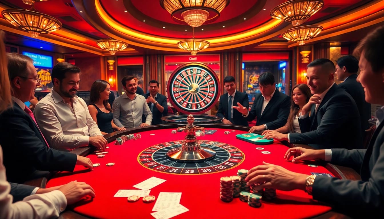 Experience the thrill of the Hit club with an exciting casino scene and vibrant gaming action.