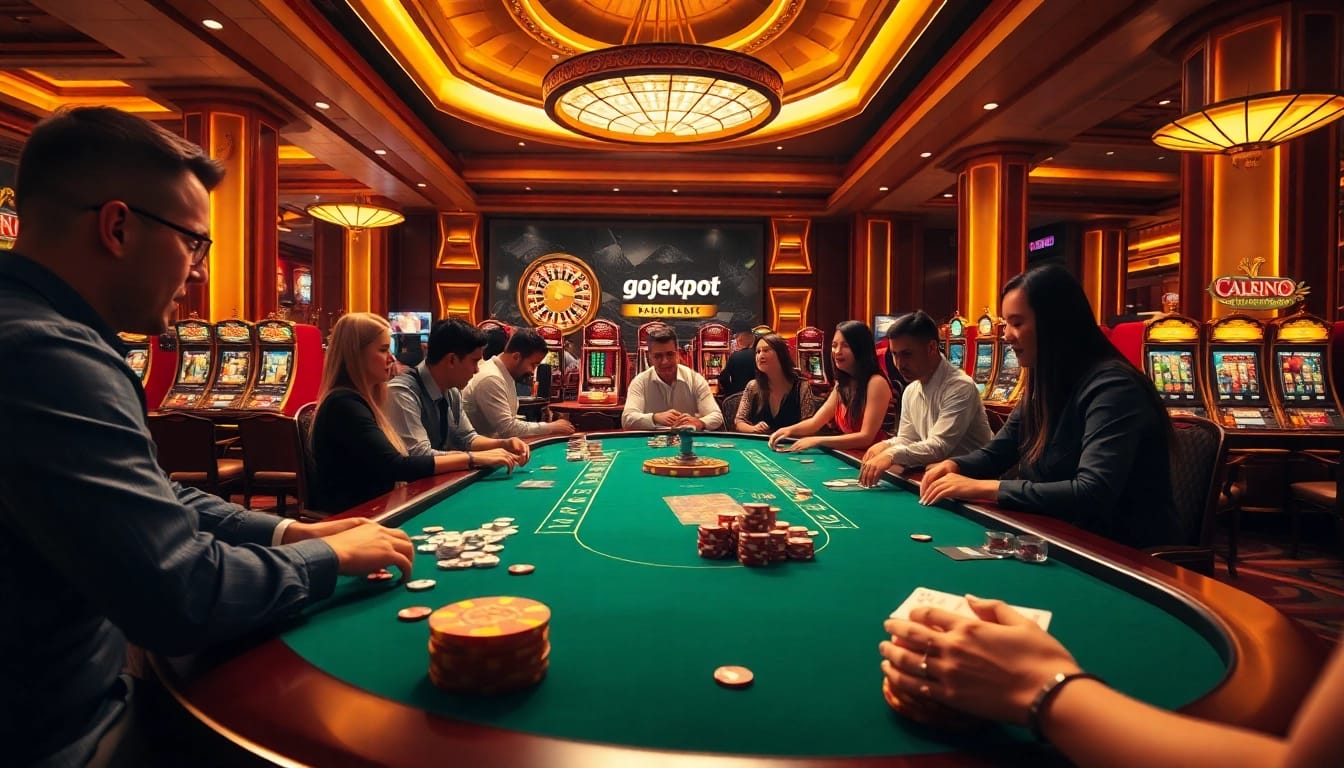 Experience the thrill of gojekpot at a luxurious casino filled with excitement and winning opportunities.