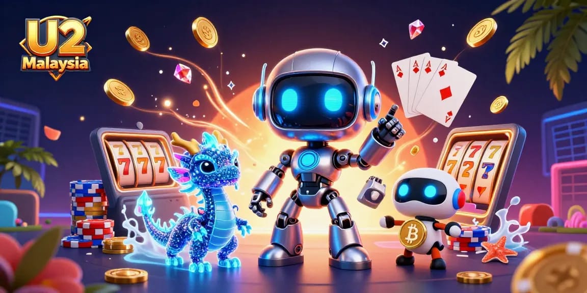 Engage with thrilling gameplay in U2 Malaysia's vibrant slot games, featuring lucky sevens and dazzling visuals.