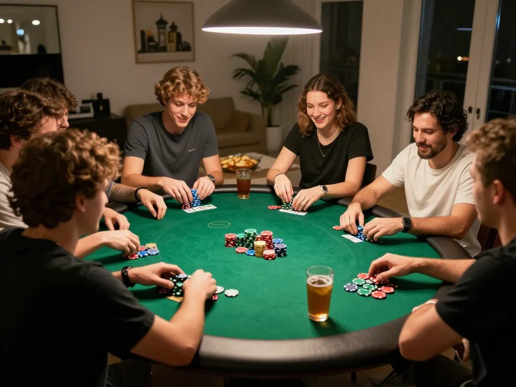 Play poker at home while enjoying good friends and socializing for ww88 gaming fun