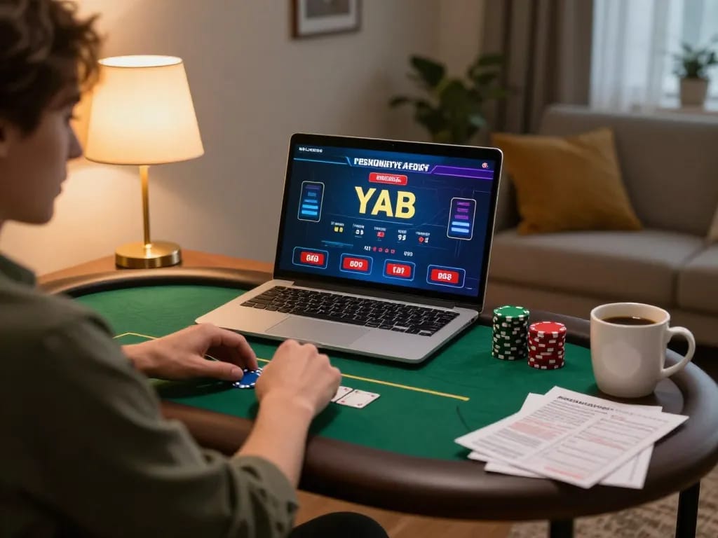 Player engaging in online poker at TR88, showcasing a lively gaming environment and strategic gameplay.