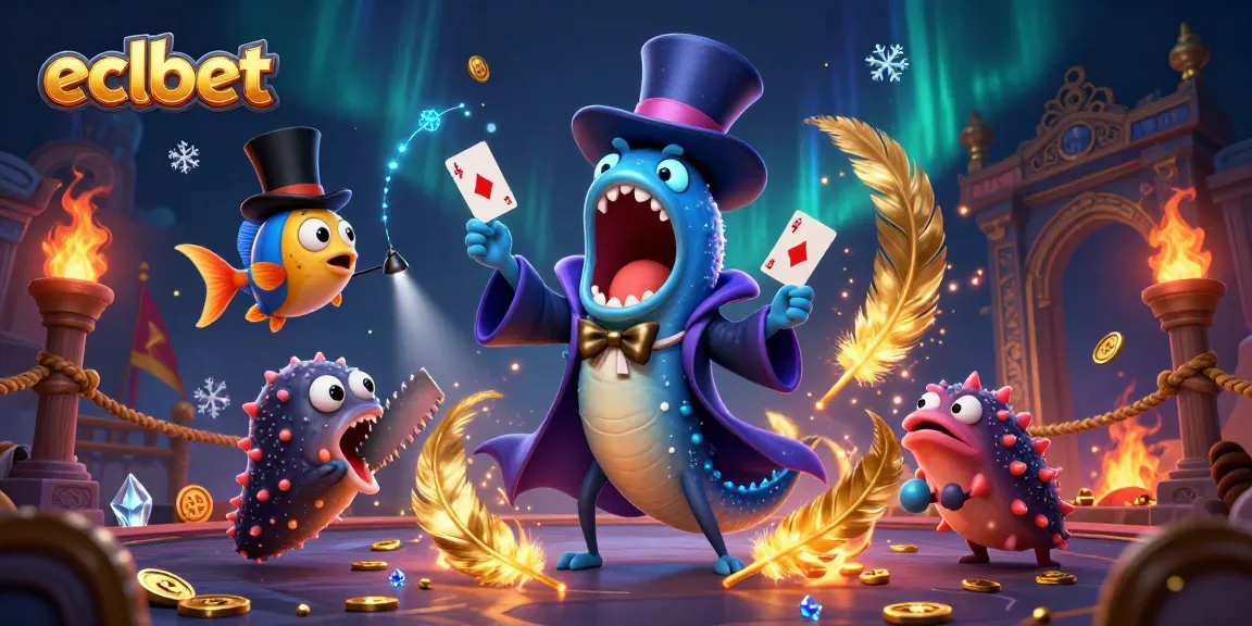 Experience eclbet's vibrant casino excitement with a fantasy casino scene illustration.