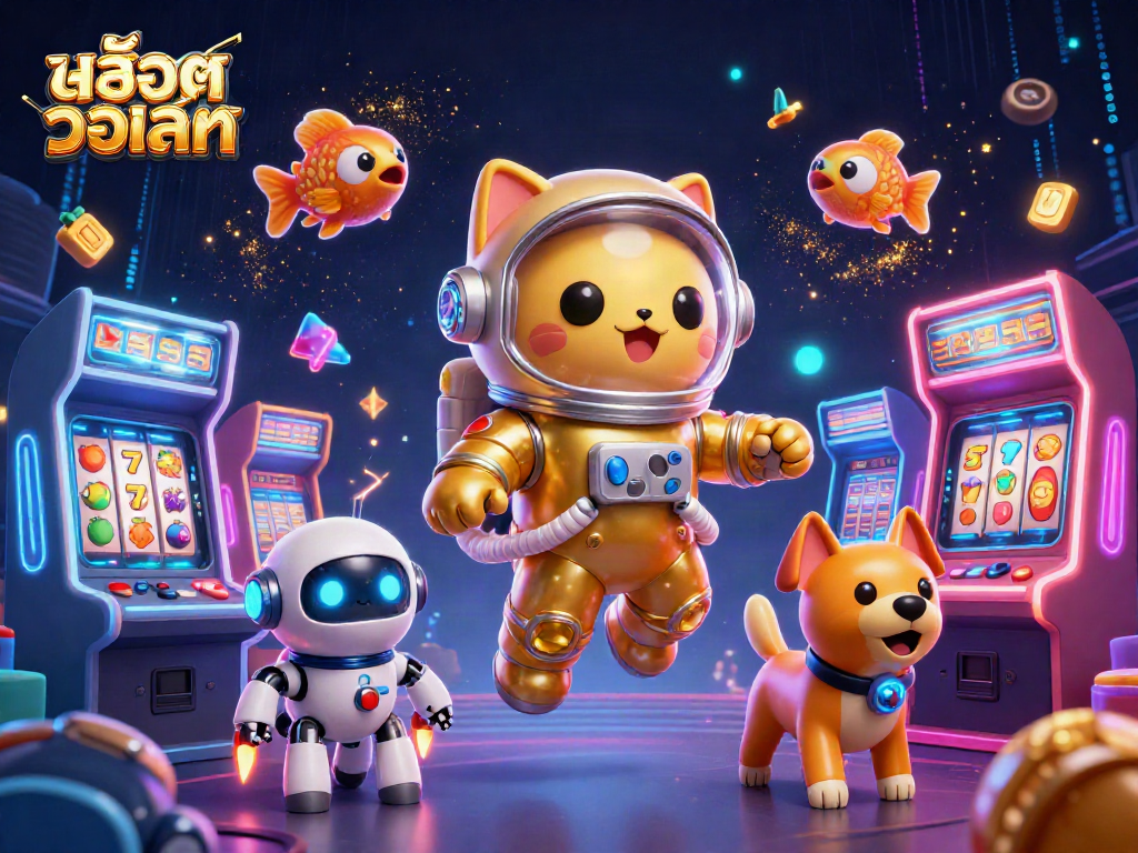 Play innovative สล็อตวอเลท slots in an exciting 3D casino-themed universe.