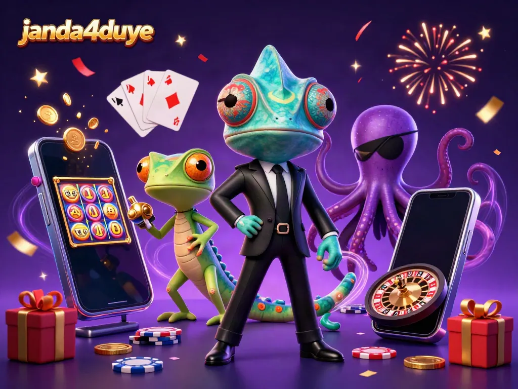 JANDA4DUYE menghadirkan pengalaman bermain yang menyenangkan dengan karakter unik dan elemen permainan slot yang menarik.