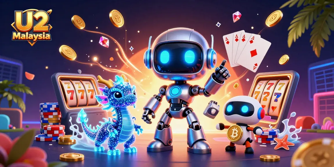 Engage with thrilling gameplay in U2 Malaysia's vibrant slot games, featuring lucky sevens and dazzling visuals.