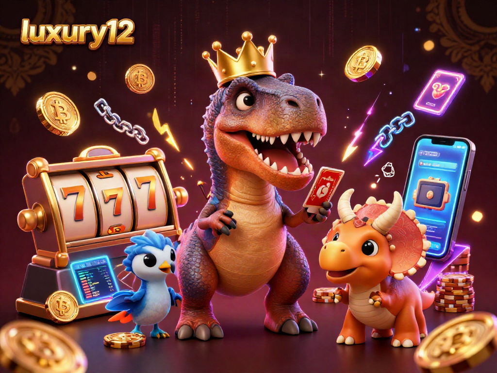 Bermain game di luxury12 dengan karakter lucu dan koin kripto yang menggelora.
