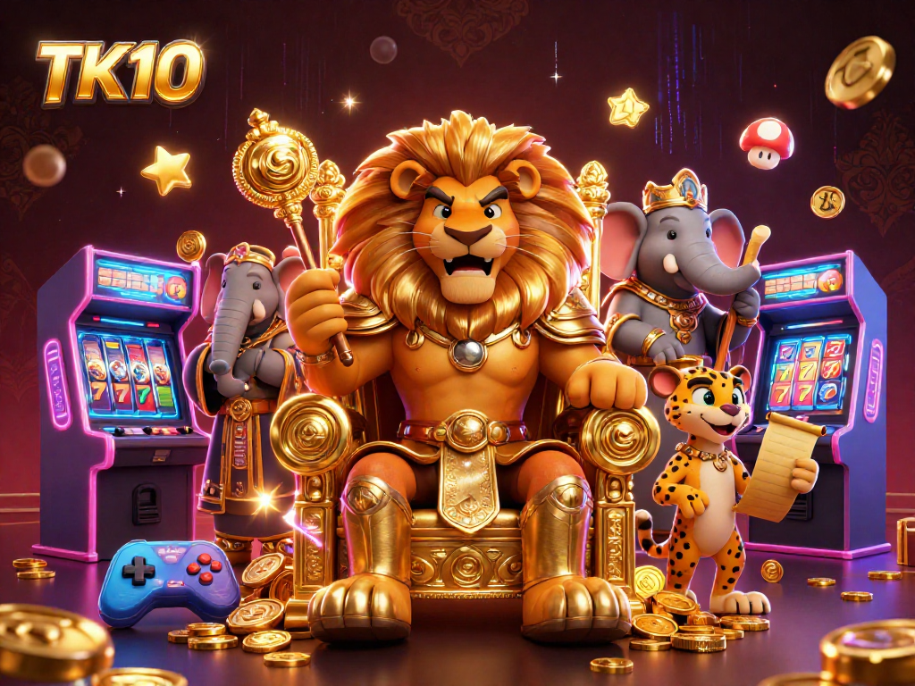 Experience thrilling wins at TK10 with dynamic slots, vibrant game elements, and colorful casino fun.