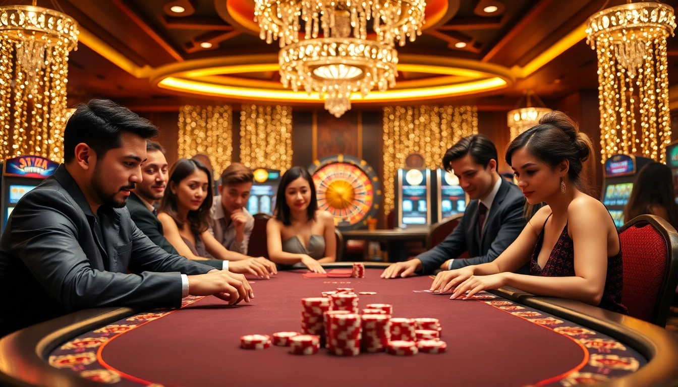 Experience the thrill of "ink vao 12bet" with a luxurious casino scene full of excitement.