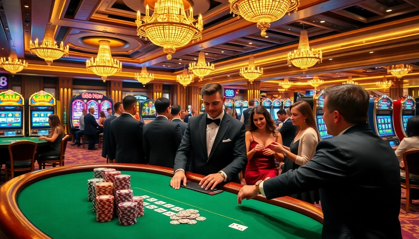 Experience the thrill of play at 888 New with vibrant poker action and bustling casino excitement.
