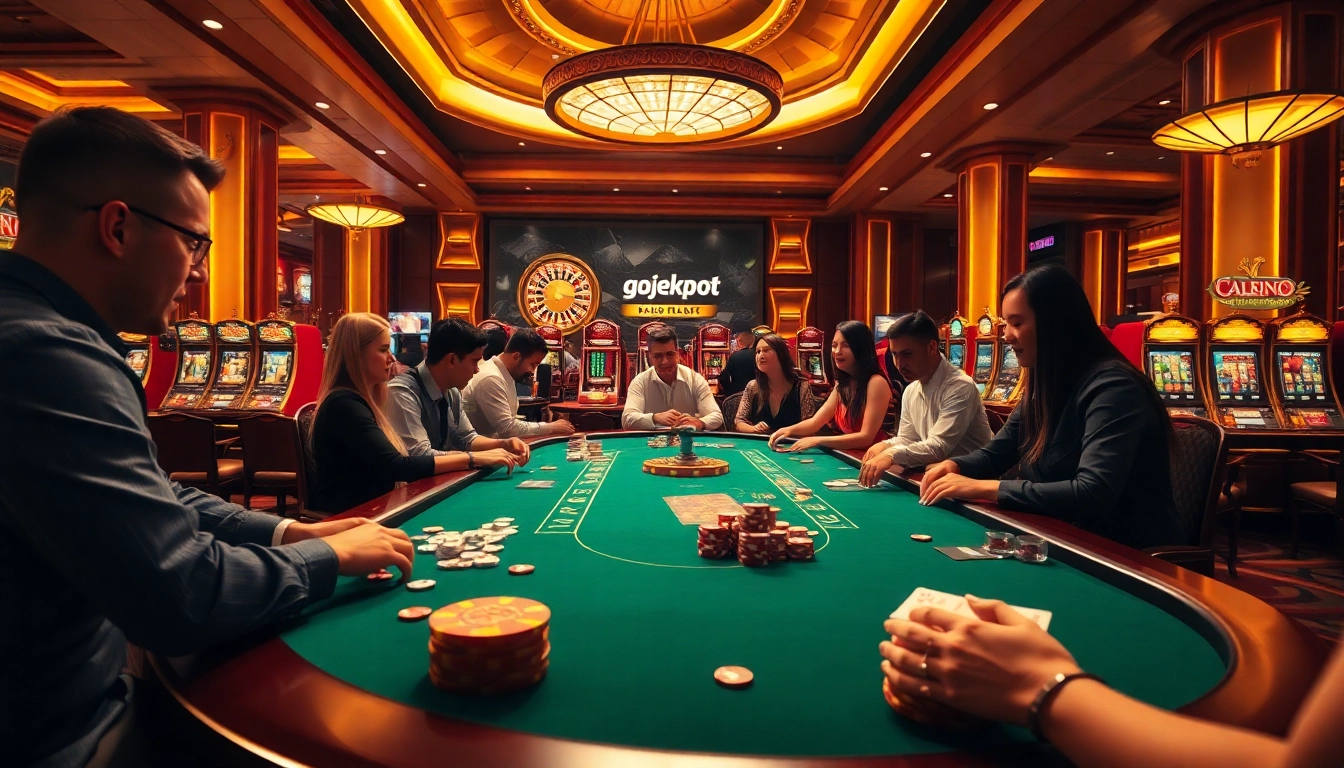 Experience the thrill of gojekpot at a luxurious casino filled with excitement and winning opportunities.