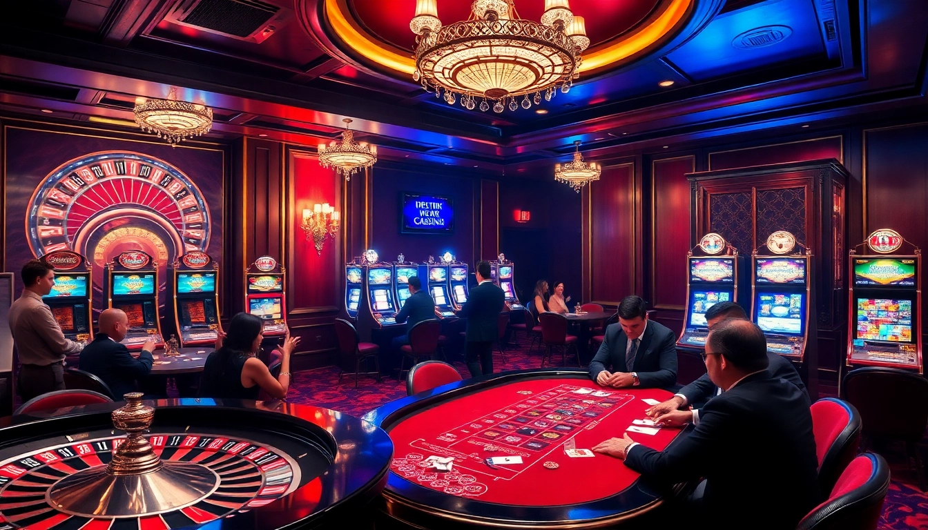 Experience the thrill of casino gaming at https://fly88-vi.com/ with vibrant slot machines and poker tables.