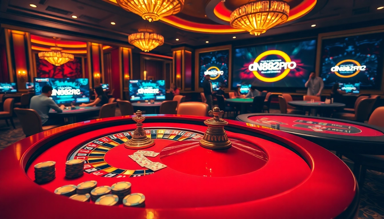 Experience thrilling casino games at https://dn882.pro/ with a luxurious roulette table scene