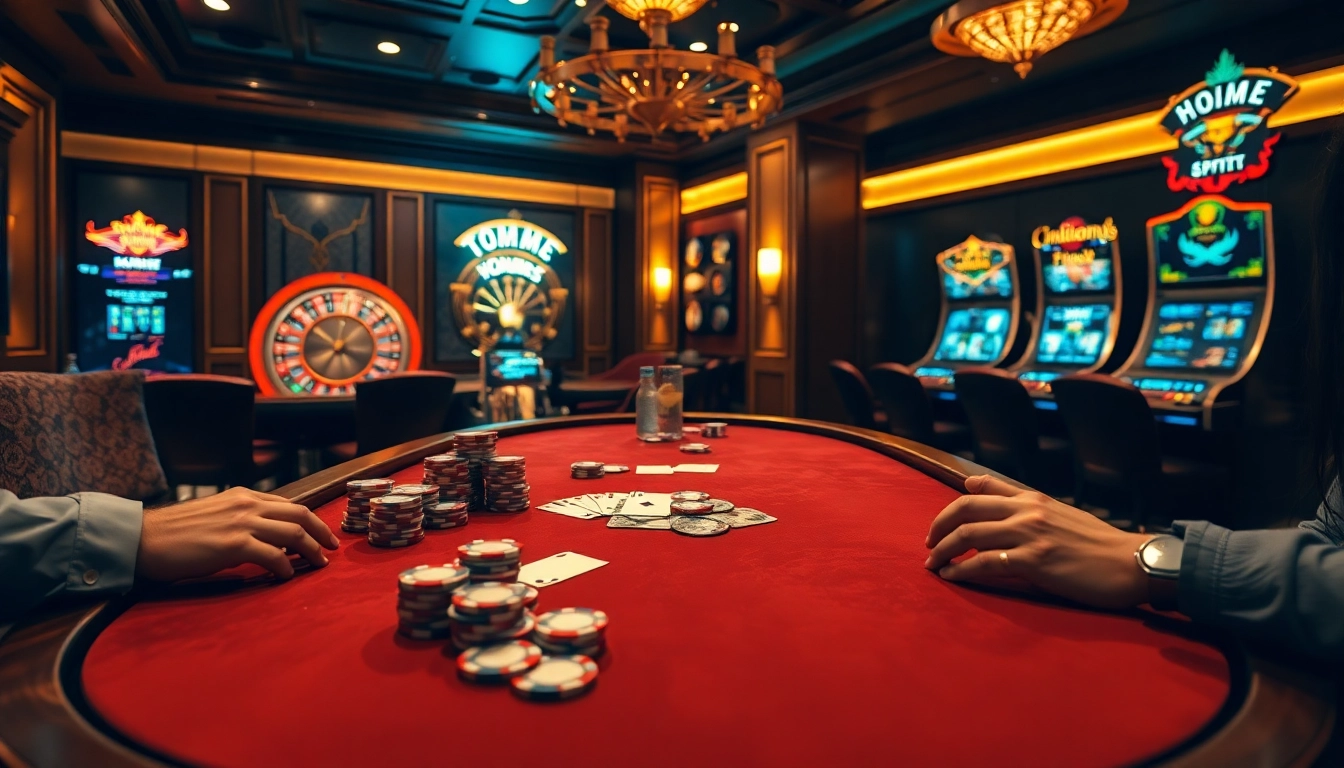 Experience excitement and strategy at home eejl casino with vibrant slot machines and intense gameplay.