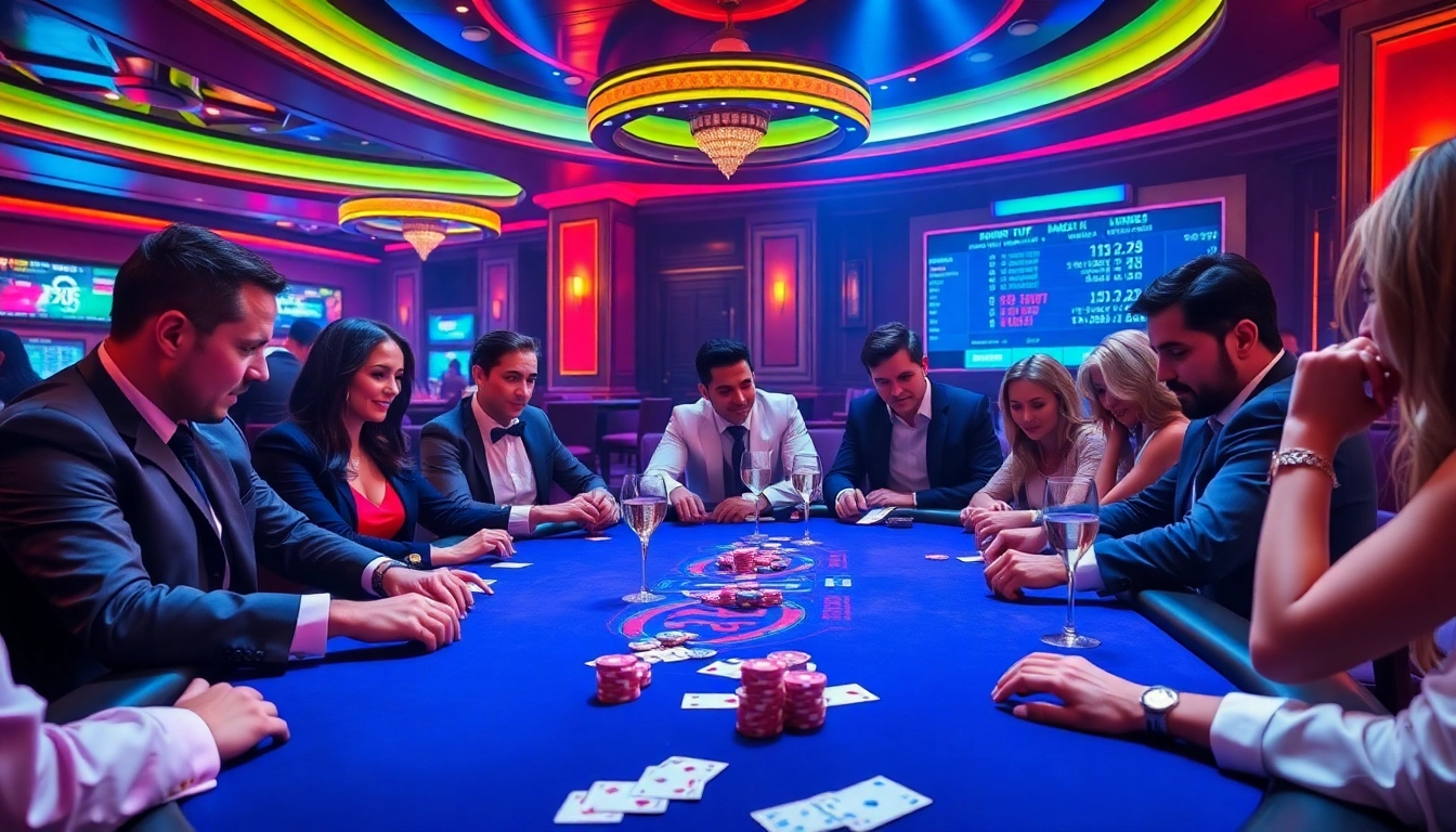 Trải nghiệm sự hứng khởi của trò chơi đỉnh cao tại bàn poker Bet VIP với những quân chip đầy màu sắc và những người chơi đầy kịch tính.