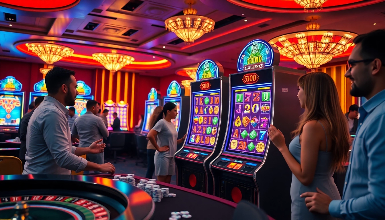 Experience the thrill of winning at online slot machines filled with vibrant colors.