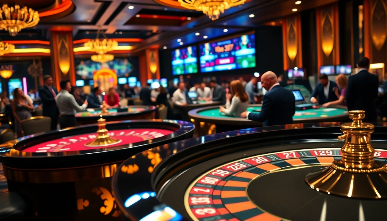 Experience thrilling gameplay at https://thabet.vegas/ with vibrant casino tables and engaging betting scenes.