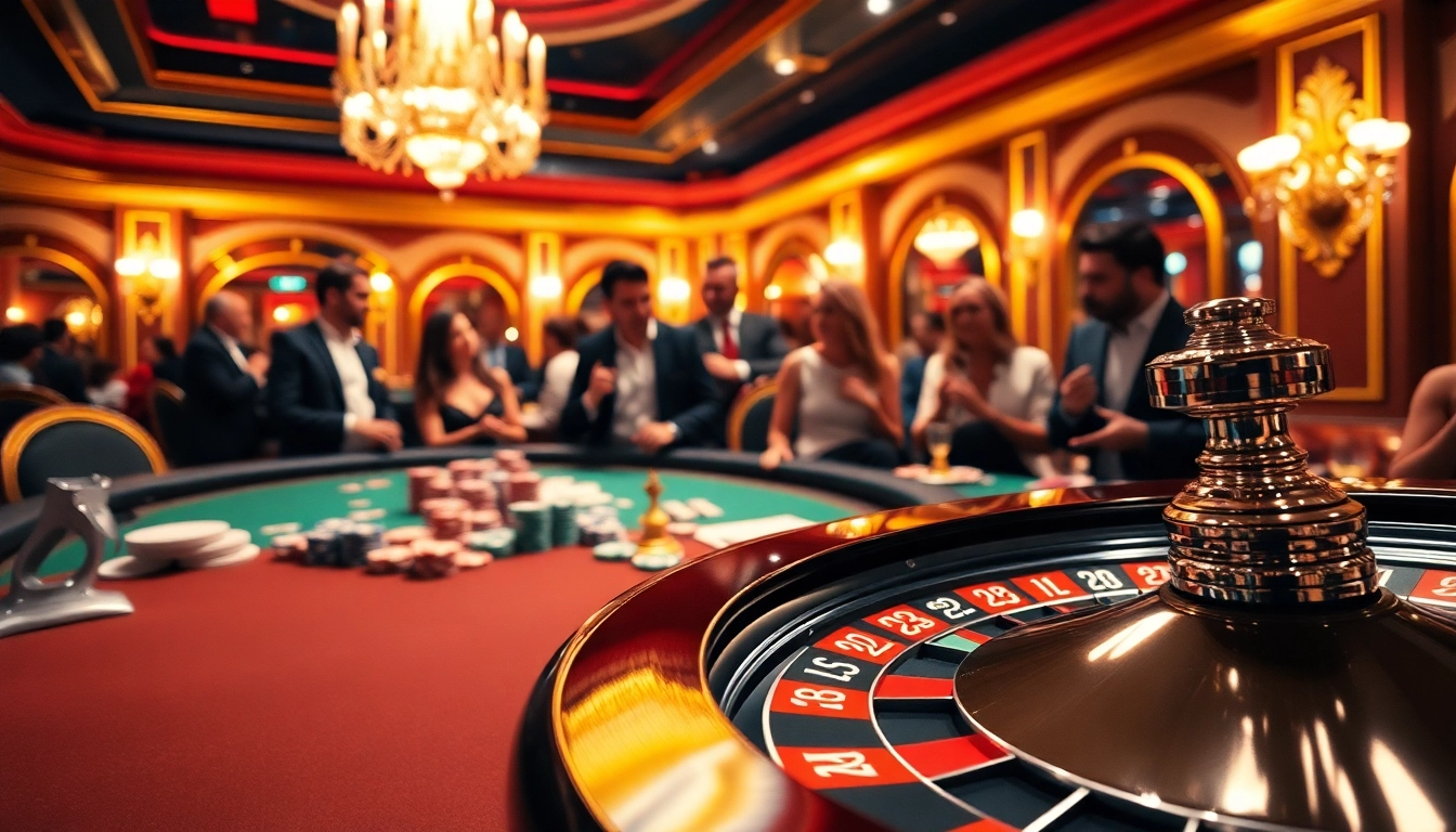 Experience thrilling poker gameplay and luxury at top casinos like https://go8vni.com/ with vibrant tables.