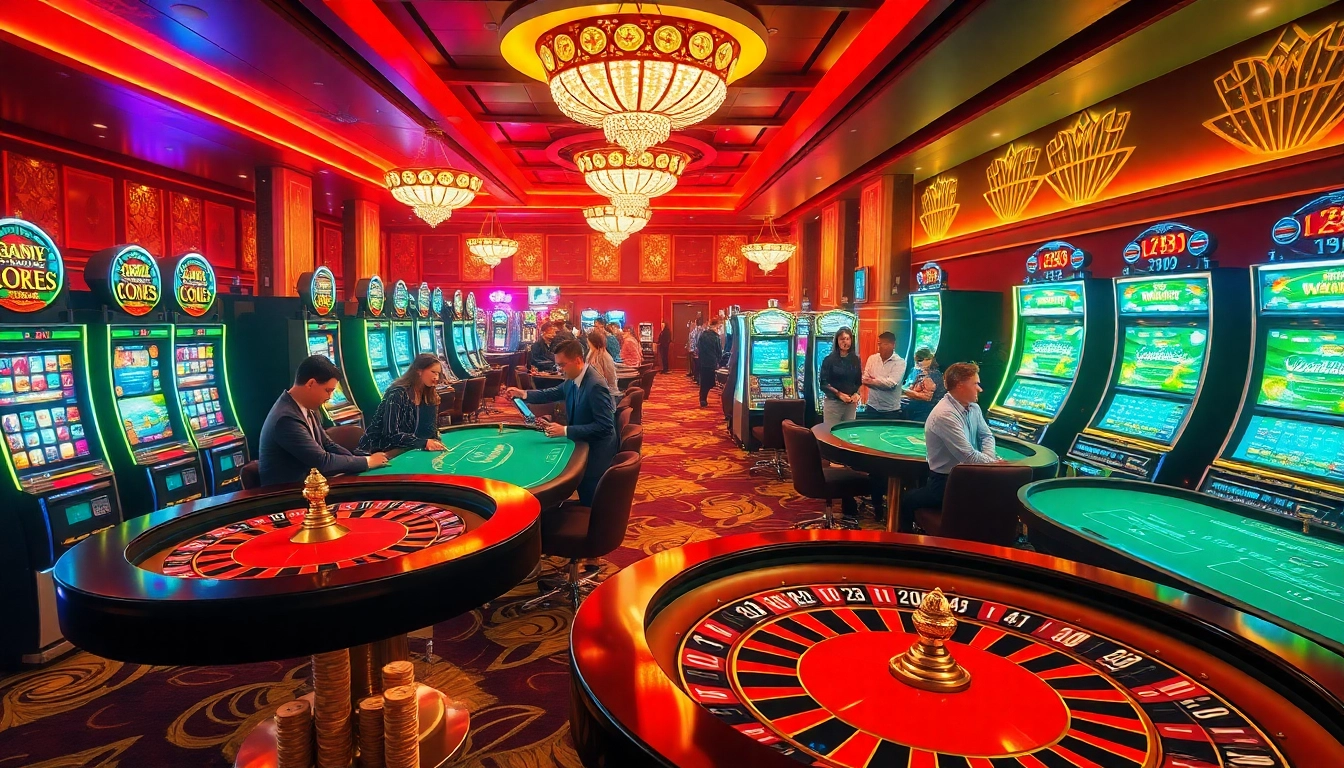 Experience the thrill of u888 with luxurious casino tables and vibrant slot machines.
