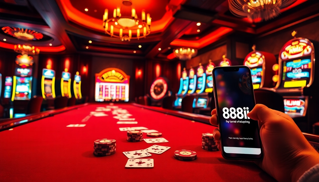 Experience the thrill of gaming at 88i's vibrant casino, featuring tables, slots, and live betting.