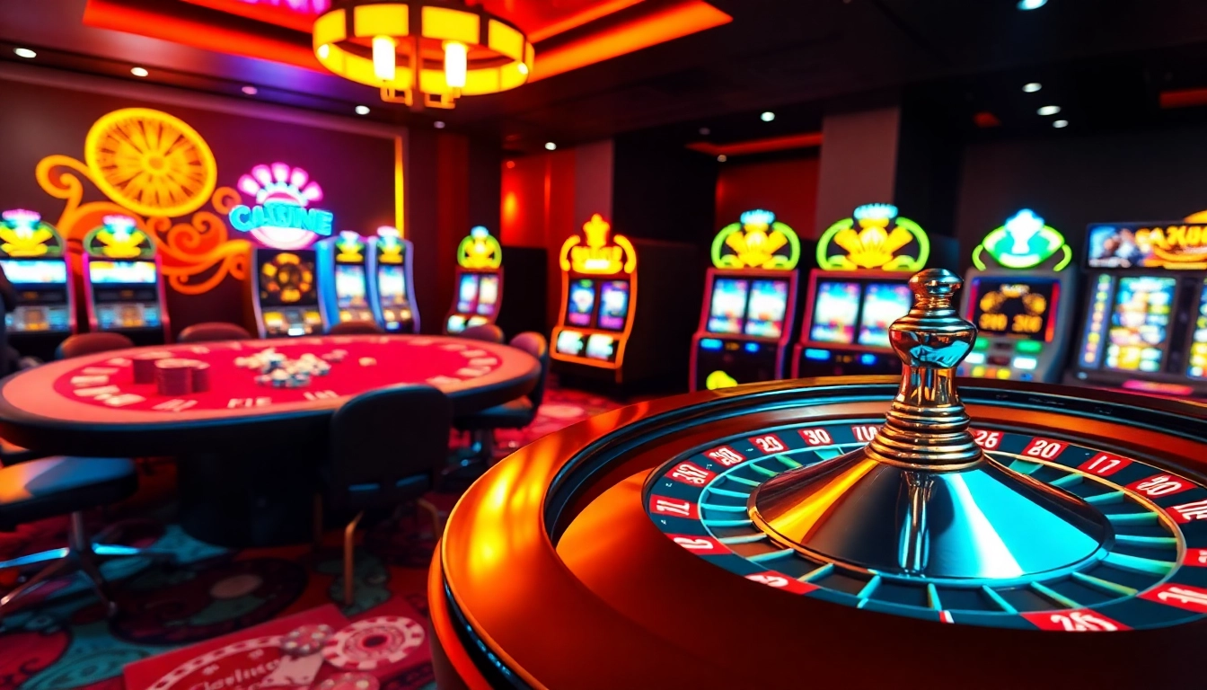 Experience the excitement of xx88tv.com with a luxurious casino scene featuring roulette, poker, and slot machines.